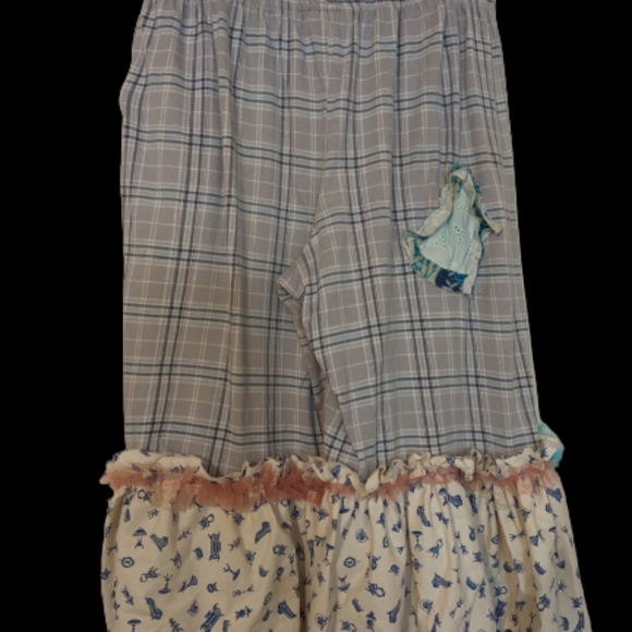 Bloomers Up cycled OOAK Festival Boho Hippie Cottage Core Pants - Picture 8 of 9